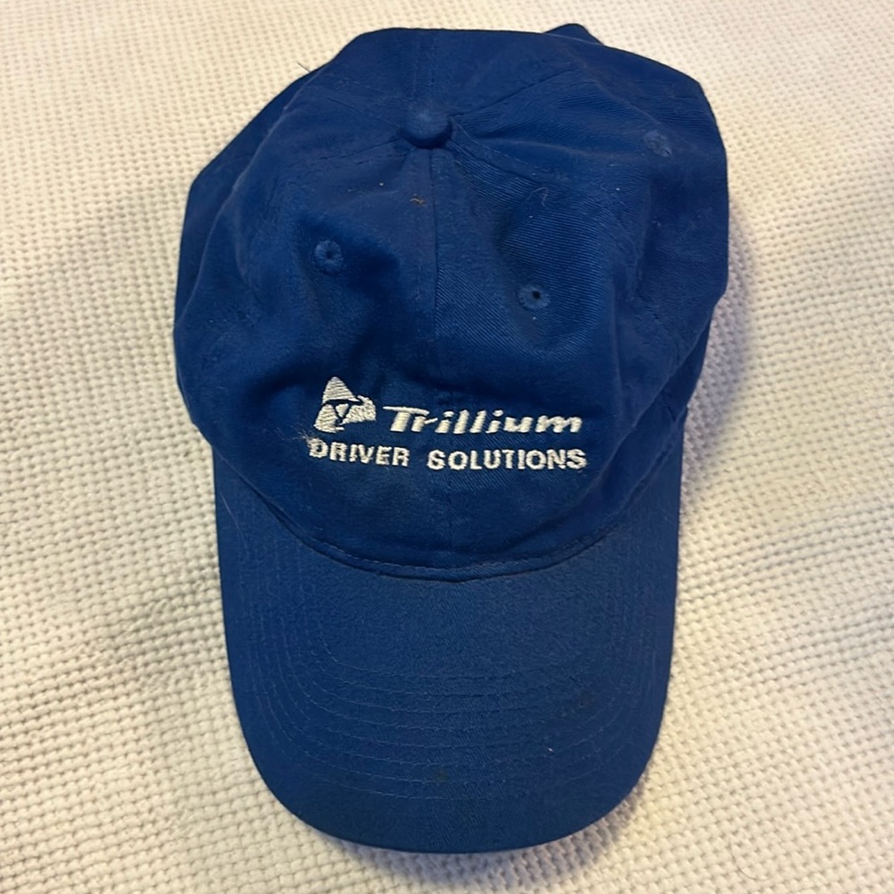 Blue trillium baseball cap